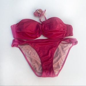 Victoria's Secret 2 piece bikini sz 36B bottom M